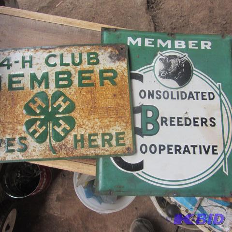 Vintage Tin Signs