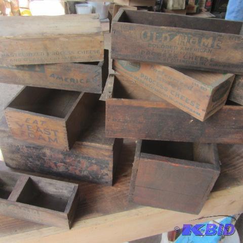 Vintage Wooden Boxes