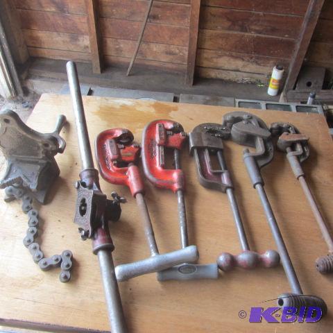 Pipe Cutter, Vise Threader