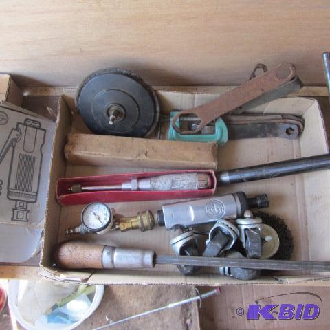 Air Grinder, Drill, Clamp