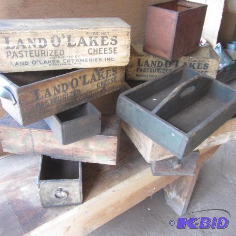 Wooden Boxes, Primitive