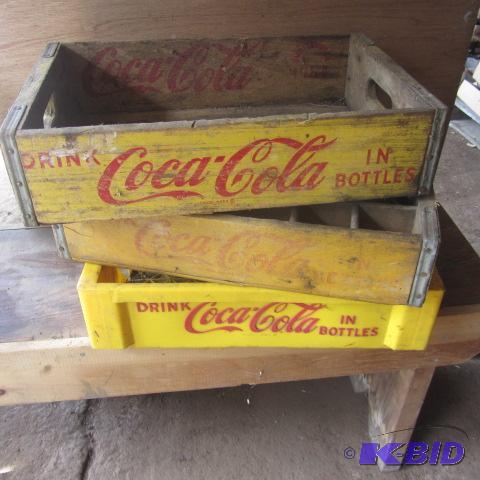 Coca Cola Wooden Boxes