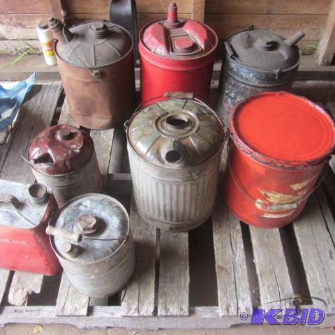 Fuel, Lube Cans
