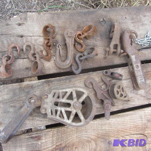 Pulleys, Hooks