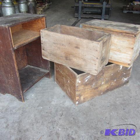 Vintage Wood Farm Crates