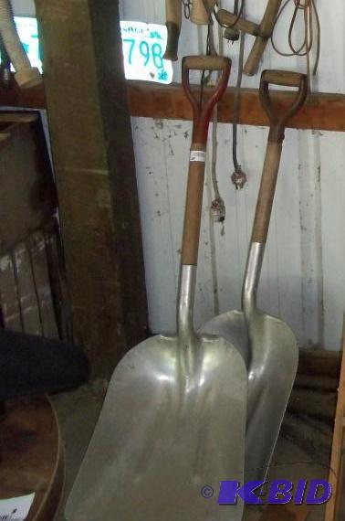 lot 137 image: Pair of scoop shovels...
