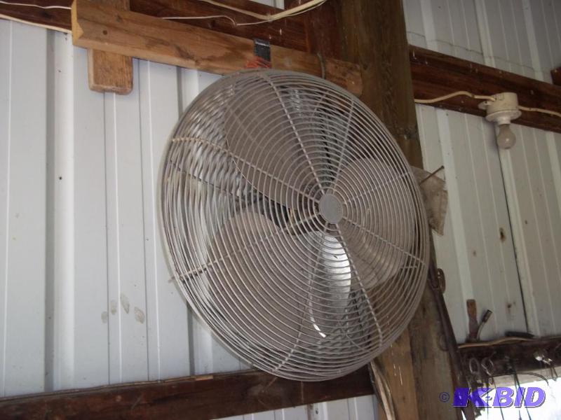 lot 141 image: Hanging barn fan...