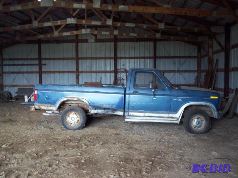 lot 3 image: 1980 Custom F-150 Ford truck. 300 engine 4 sp...