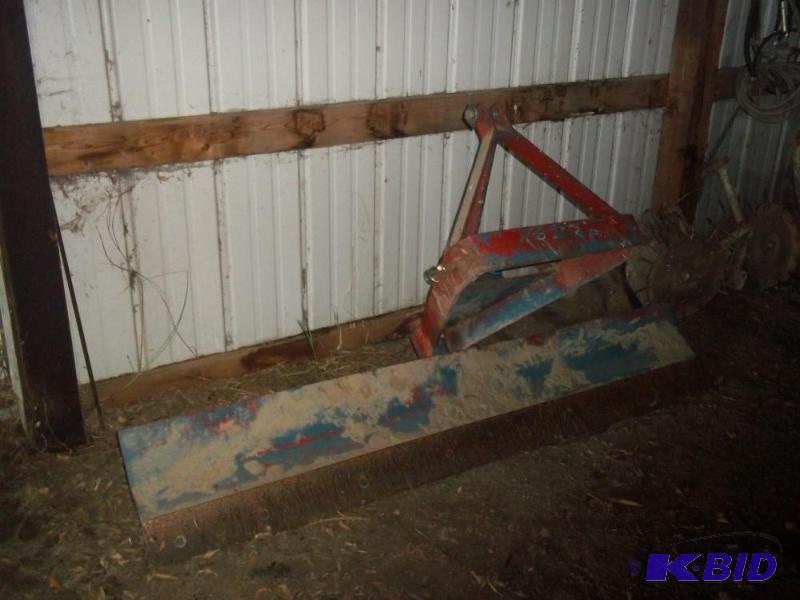 lot 6 image: 7ft  3 point hitch adjustable blade...