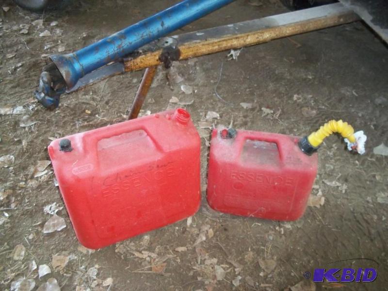 lot 60 image: 2 plastic gas cans...