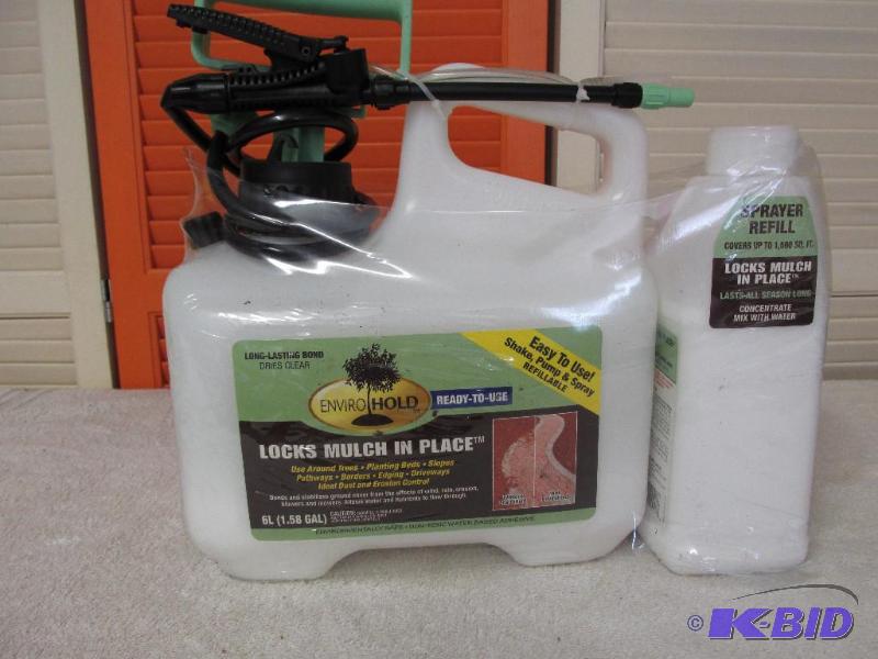EnviroHold -- locks mulch in its place NEW