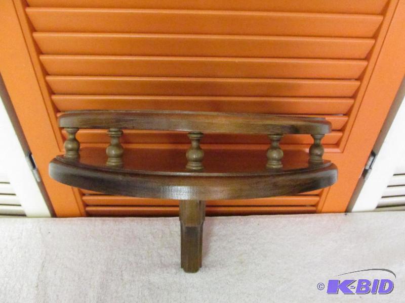 Wooden Wall Shelf, Vintage, Very Nice