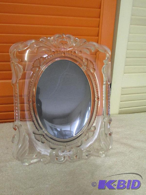 Beautiful Crystal (I think) Picture Frame