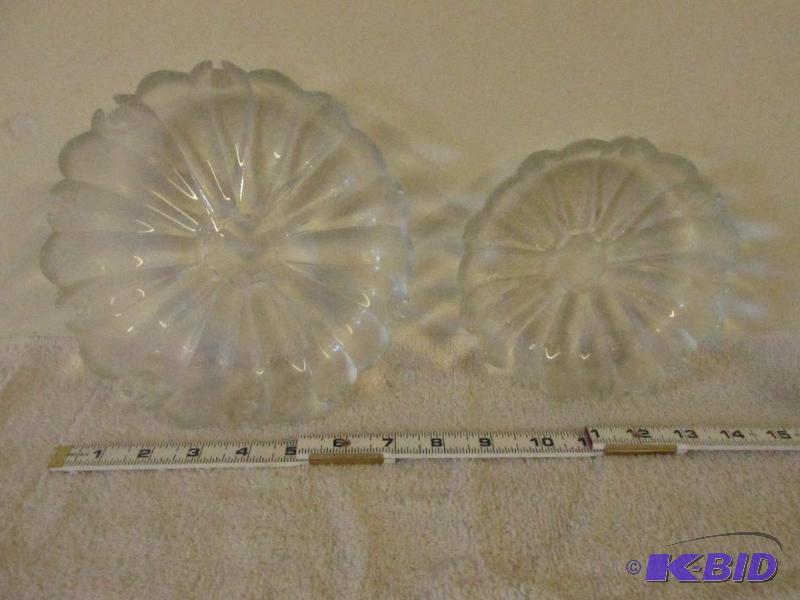 Two Decorative Glass Bowls
