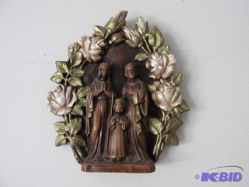 Vintage Holy Family Wall Hanging