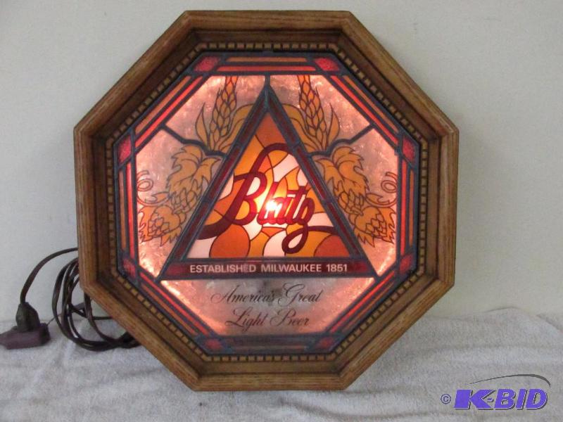 Blatz Beer Sign.