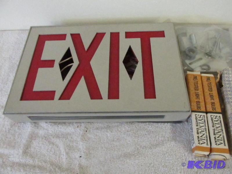 New Exit Sign