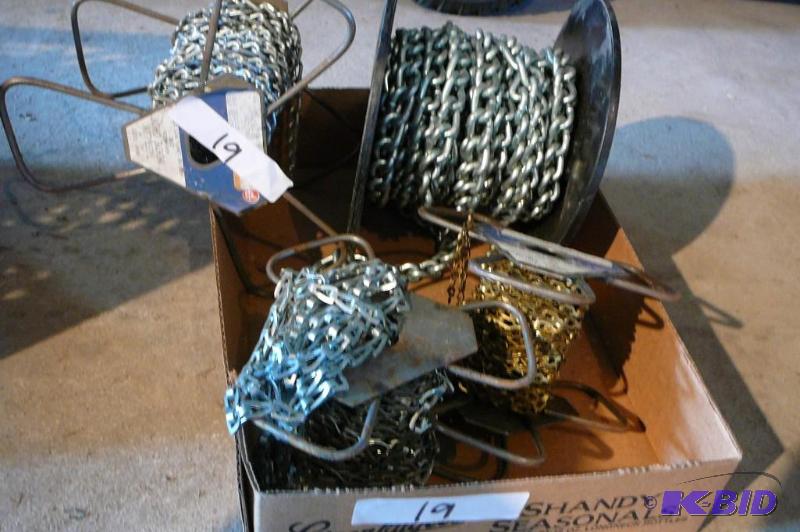 2 Twist Link Machine Chain, 2 Safety Chain...