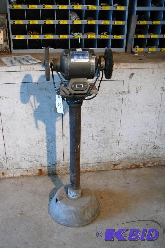 National 6 inch Grinder with stand. Half Hors...
