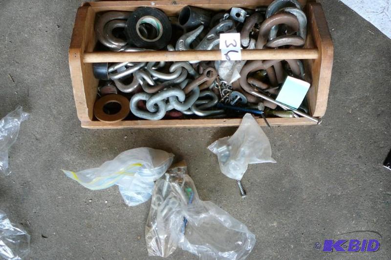 Box of Chain Links and Hooks....
