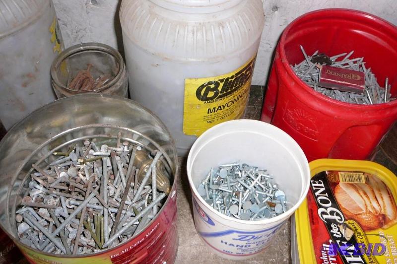 Lot of Galvenized Nails, Shingle Nails....