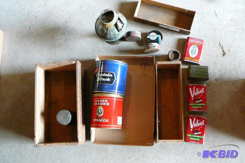 Various Vintage Tins &amp Boxes...