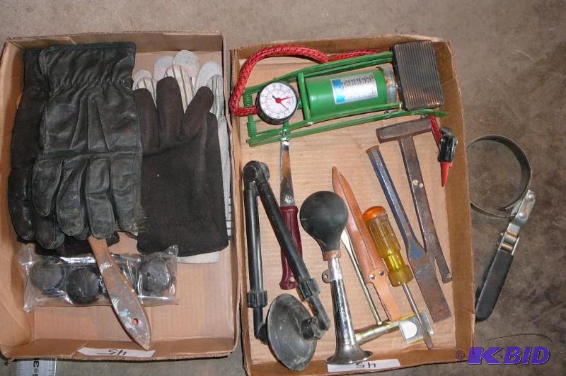 Filet Knife, Bicycle Horn, Chisels, Various ...