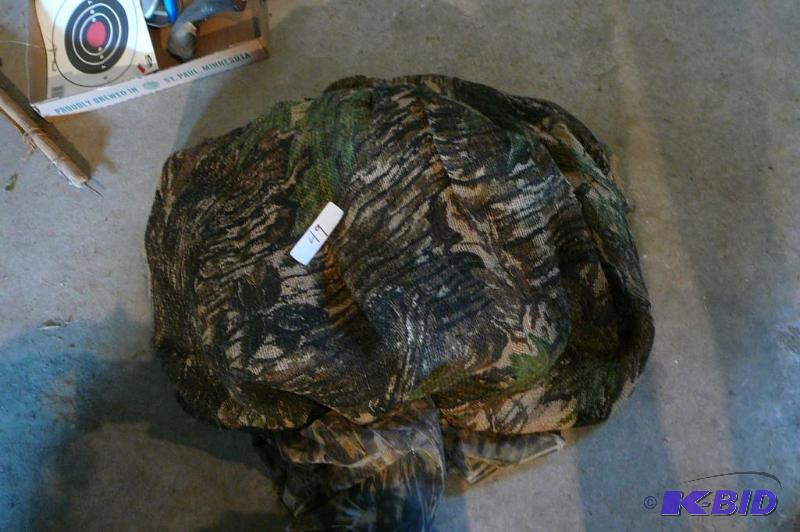 Camo Burlap Sheeting for Hunting Blind....