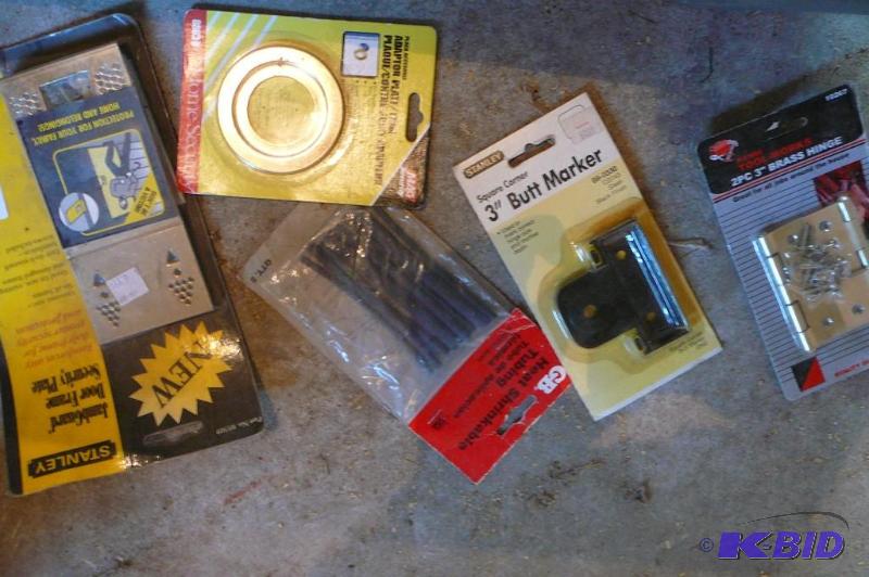 Box of various Door Parts, Hinges, Handles, H...