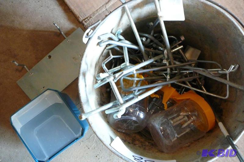Bucket of Hangers for Pegboard....