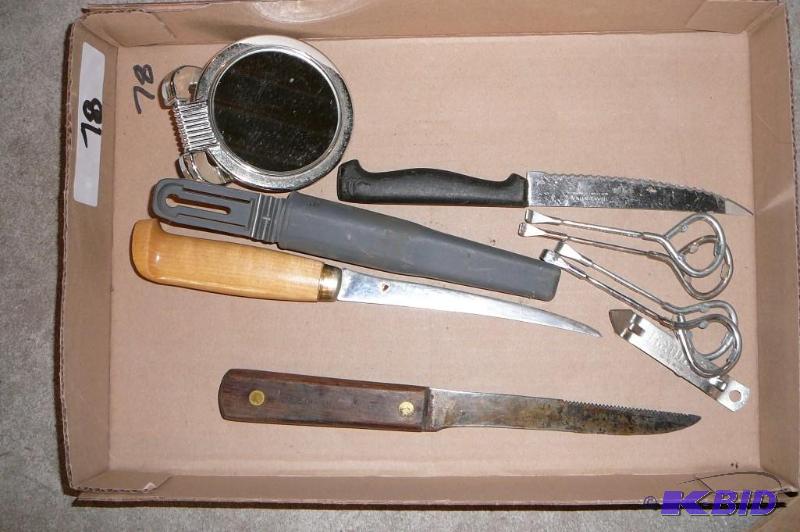 Various Knifes and Can Openers....