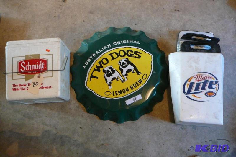 Vintage Schmidt Cooler, Three Cooler Bags, Ti...