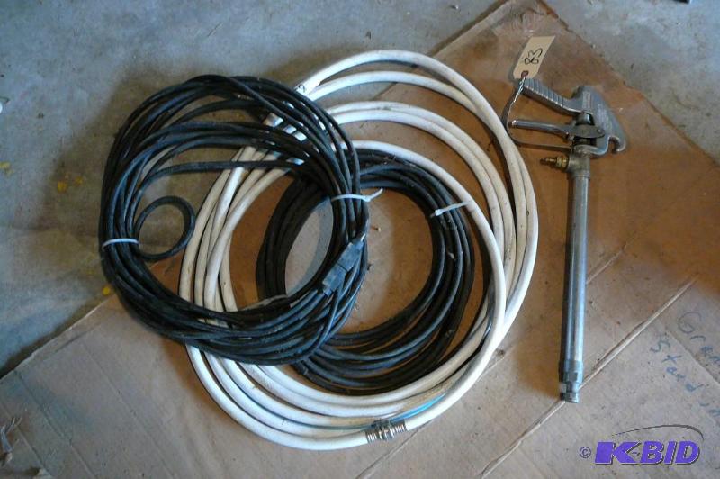 Approx 25ft water hose, Extension and Spray w...