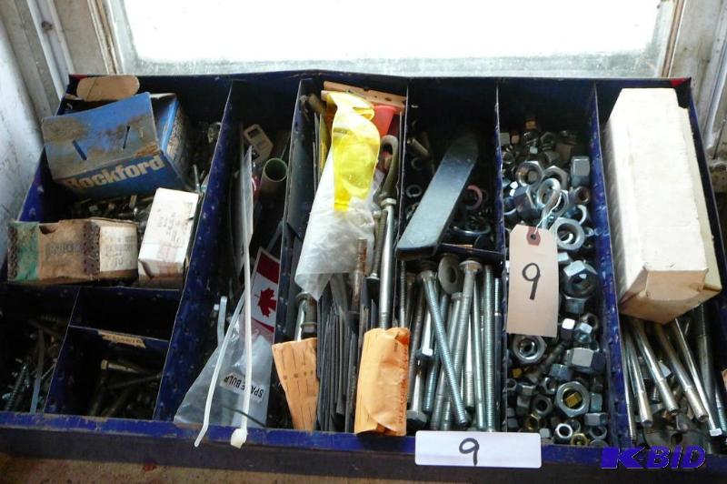 Large Bin of Misc Nuts, Washers, Bolts....