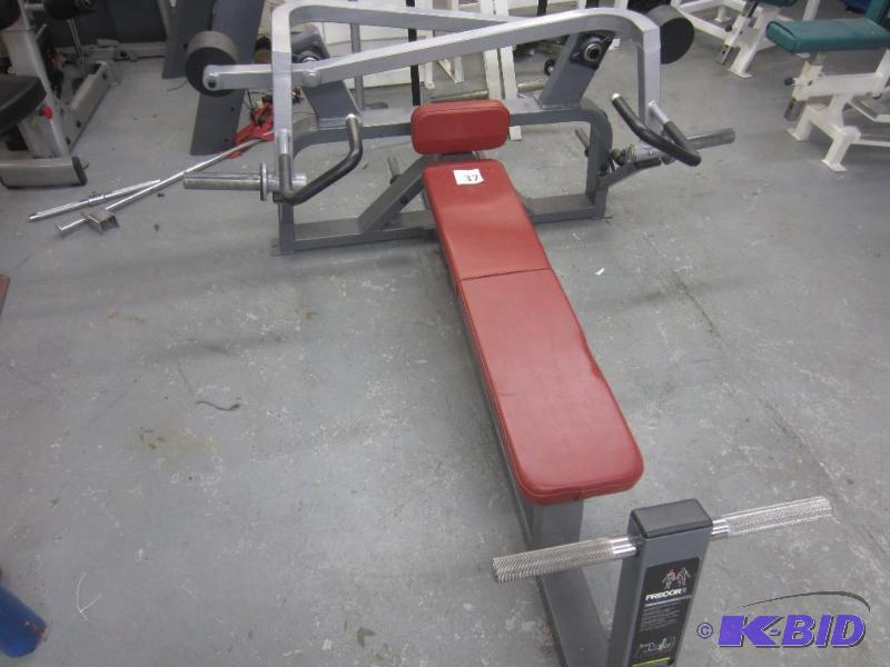 lot 37 image: Precor Icarian Plate Loader Chest Press
