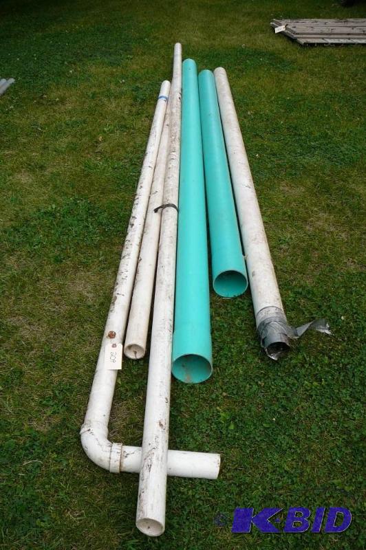lot 209 image: 6 miscellaneous&nbspsizes PVC pipes...