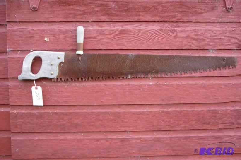 lot 223 image: Antique Buck saw style blade is 3 long...