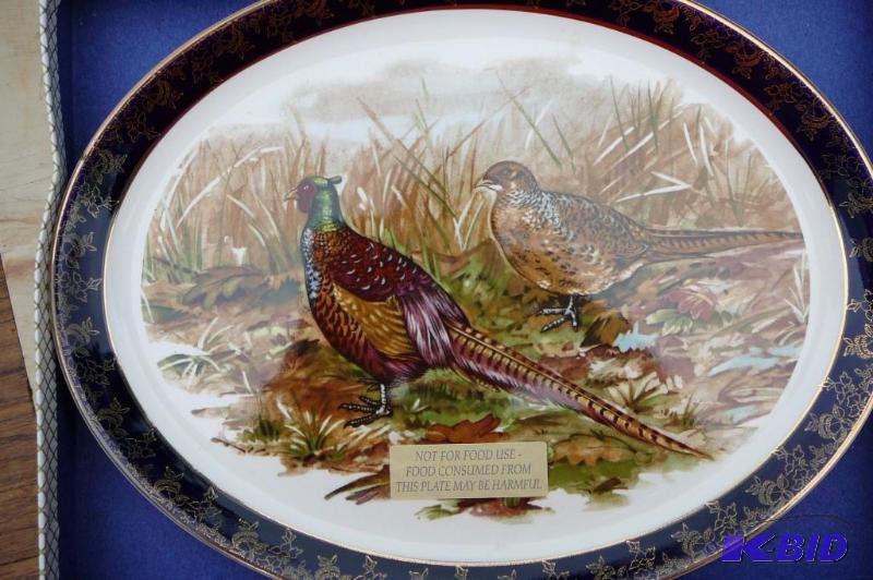 lot 237 image: Pheasant Plate in box...