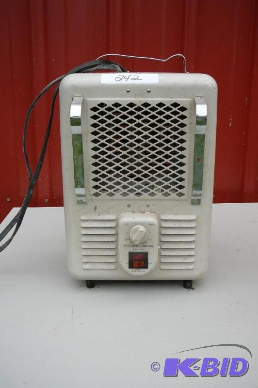 lot 242 image: Titan Space heater 120V...