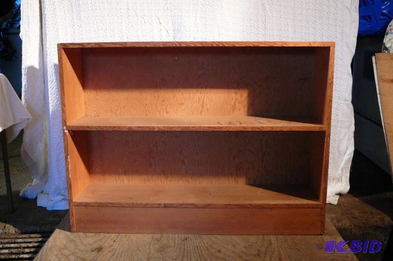 lot 273 image: Wooden Book Shelf with 2 shelves...