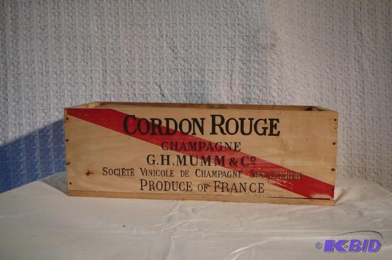 lot 274 image: Wooden champagne box, Rolex BOX ONLY and pape...