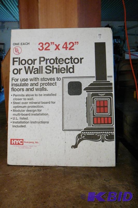 lot 276 image: Floor protector or wall shield 32" x 42&...