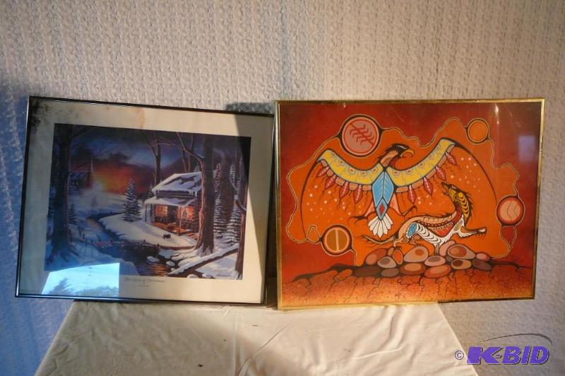 lot 277 image: Pictures w frames, Dave Paulley, Ron Iverson,...