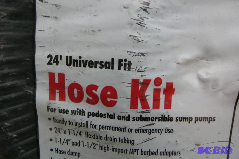 lot 308 image: Hose kit 24" fits 1 - 1 14 or 1- 12 an...
