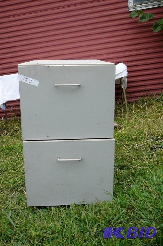 lot 320 image: 2 Drawer File Cabinet...