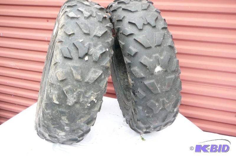 lot 323 image: ATV tires Dunlap 2 AT25x8x12...