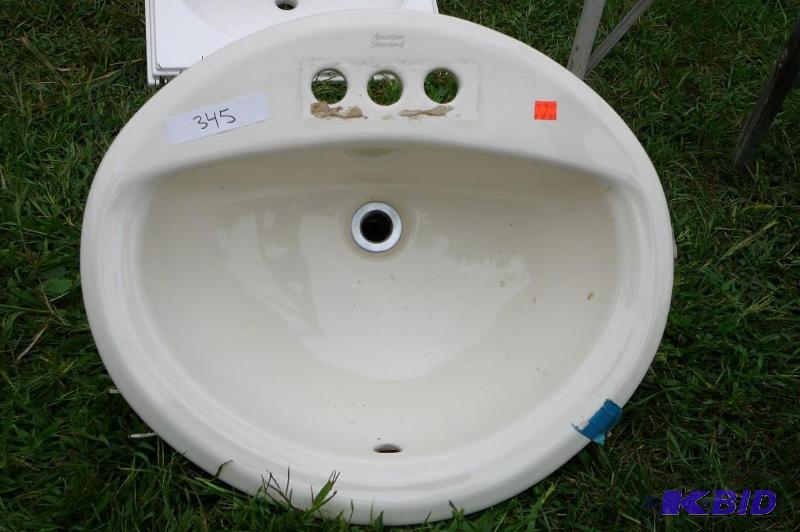 lot 345 image: Sink no faucet...