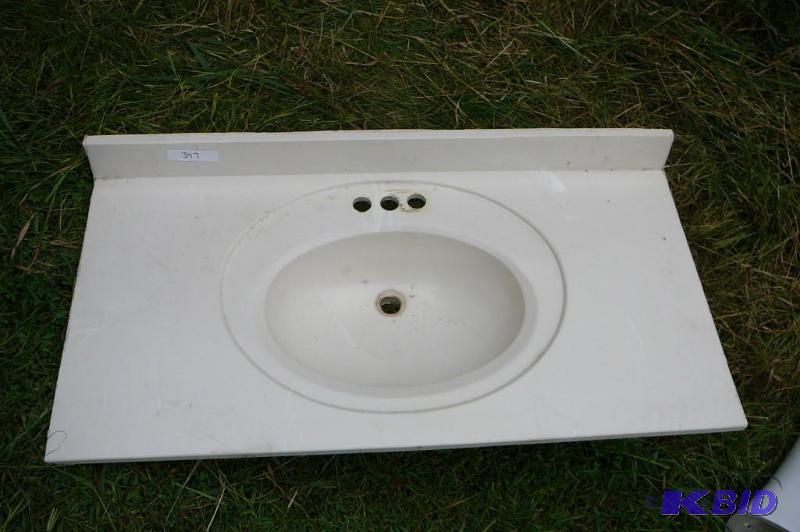 lot 347 image: Sink no faucet...