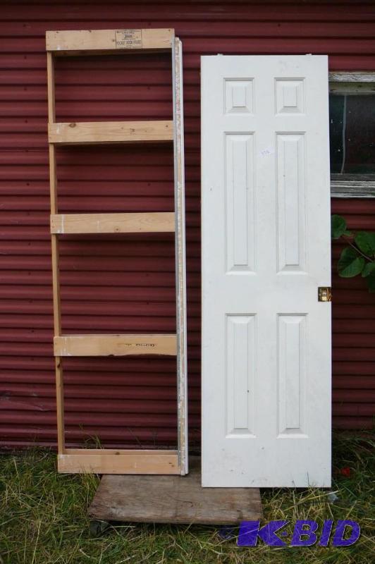 lot 356 image: Pocket door 80" X 2"...