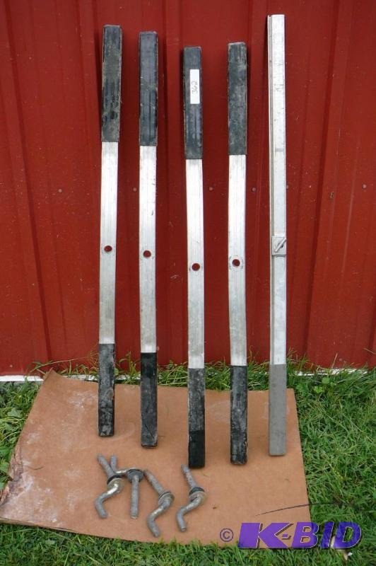 lot 362 image: 4 Snowmobile Tie downs with cranks fits sled ...